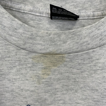 古着 used　90s　半袖プリントTシャツ　USA製　野球　シングルステッチ　クルーネック　灰色　グレー　XLサイズ