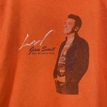 GILDAN　ギルダン　Jan Smit　ヤン・スミット　半袖プリントシンガーTシャツ　クルーネック　オレンジ　XLサイズ