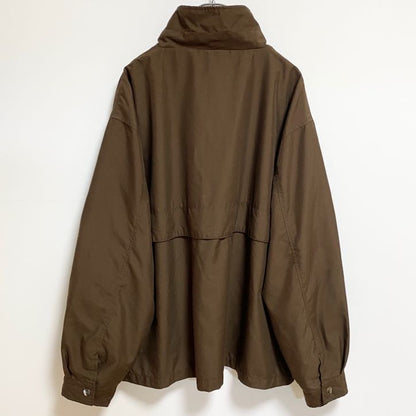古着 used　WARRIOR　長袖ナイロンジャケット　アウター　ブルゾン　茶色　ビックシルエット　秋冬服　XLサイズ