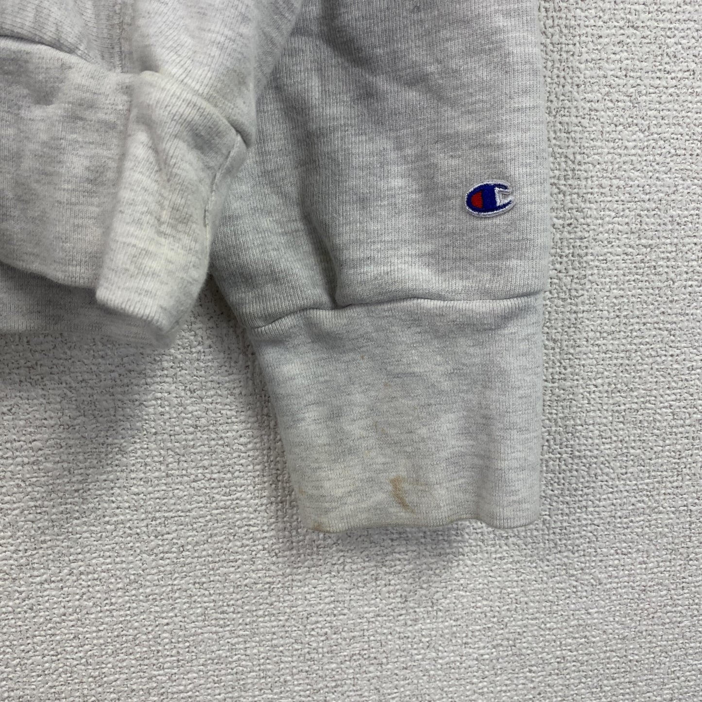 Champion　チャンピオン　リバースウィーブ　スウェットパーカー/フーディー　アーチプリント　霜降りグレー　Lサイズ