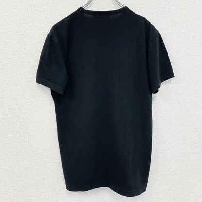 古着 used　SOUTH WEST　半袖アニマルプリントTシャツ　フクロウ　梟　レトロ　クルーネック　黒　ブラック　Ｍサイズ　