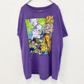 古着 used　DORAGONBALLZ ドラゴンボール 　半袖オリジナルアニメプリントTシャツ　紫　クルーネック　XLサイズ