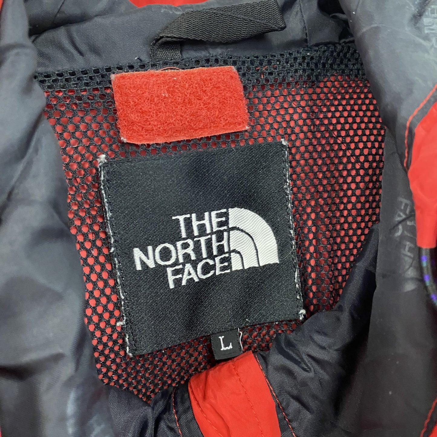 THE NORTH FACE　ザ・ノースフェイス　マウンテンパーカー　ハの字ポケット　赤　レッド　Lサイズ