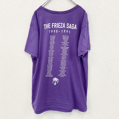 古着 used　DORAGONBALLZ ドラゴンボール 　半袖オリジナルアニメプリントTシャツ　紫　クルーネック　XLサイズ