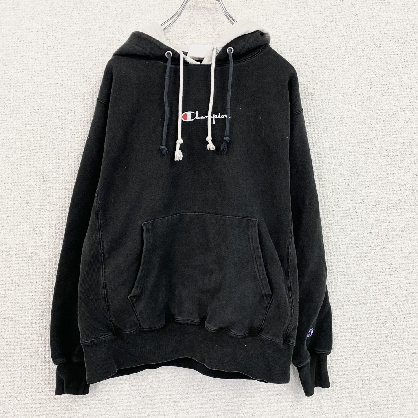 Champion　チャンピオン　リバースウィーブ　スウェットパーカー/フーディー　黒　ブラック　Mサイズ