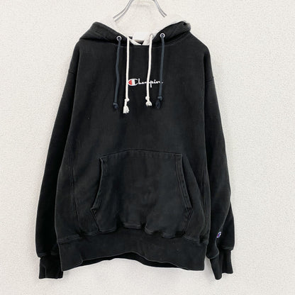 Champion　チャンピオン　リバースウィーブ　スウェットパーカー/フーディー　黒　ブラック　Mサイズ