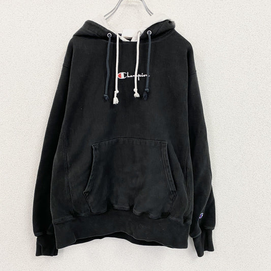 Champion　チャンピオン　リバースウィーブ　スウェットパーカー/フーディー　黒　ブラック　Mサイズ