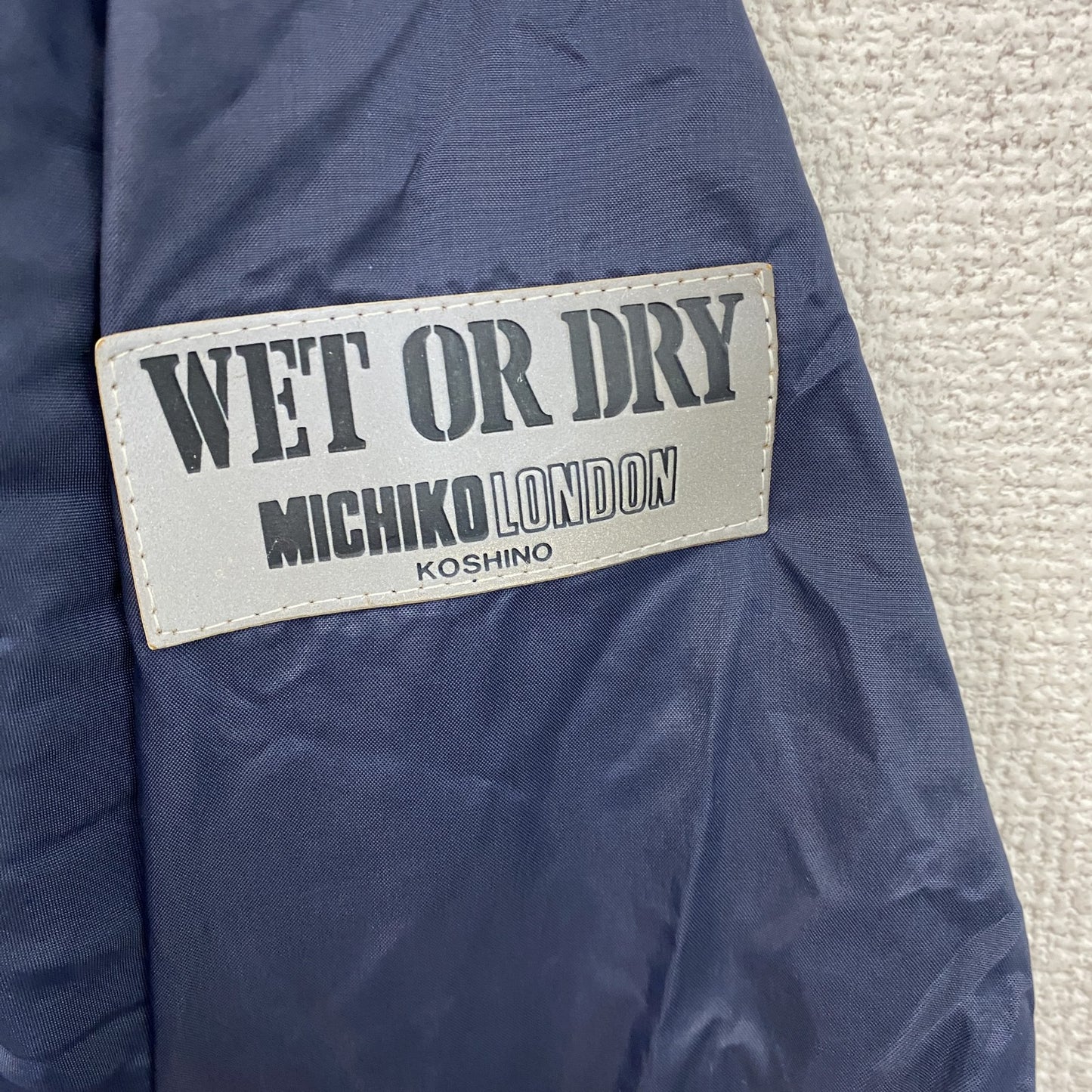 90s　MICHIKO LONDON KOSHINO　ミチコロンドンコシノ　MA-1/ブルゾン　ボンバージャケット　ネイビー