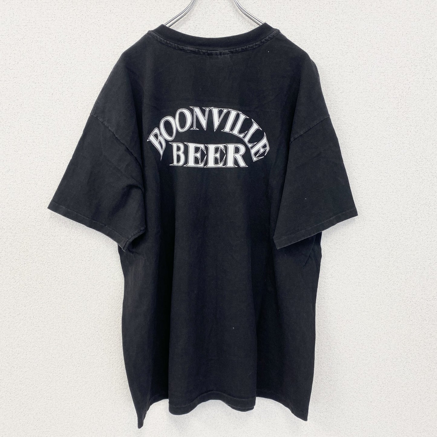古着 used　90s　半袖アニマルプリントTシャツ　熊　100%コットン　USA製　シングルステッチ　2XLサイズ