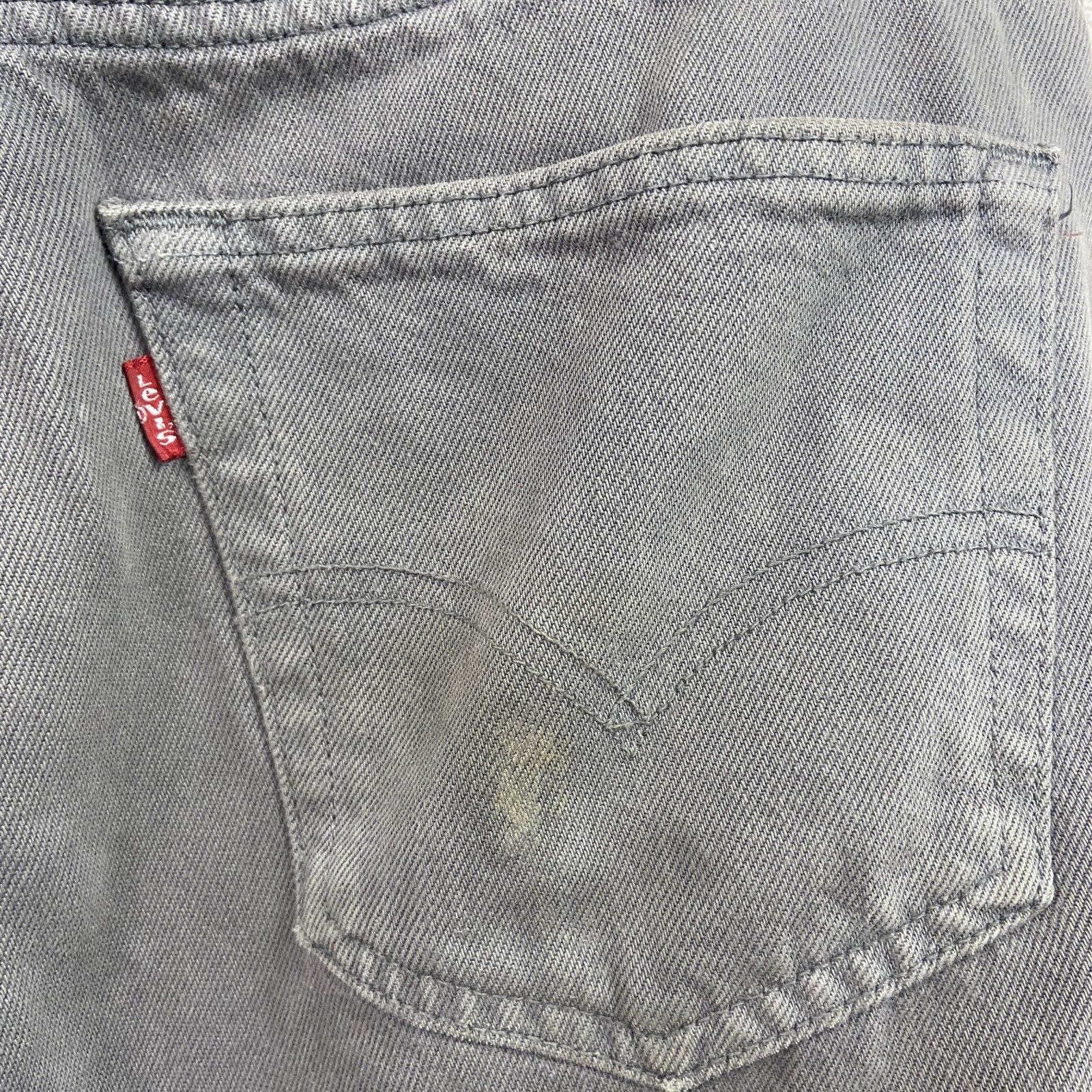 Levi's　リーバイス　501　デニムパンツ/ジーンズ　ボタンフライ　灰色　グレー