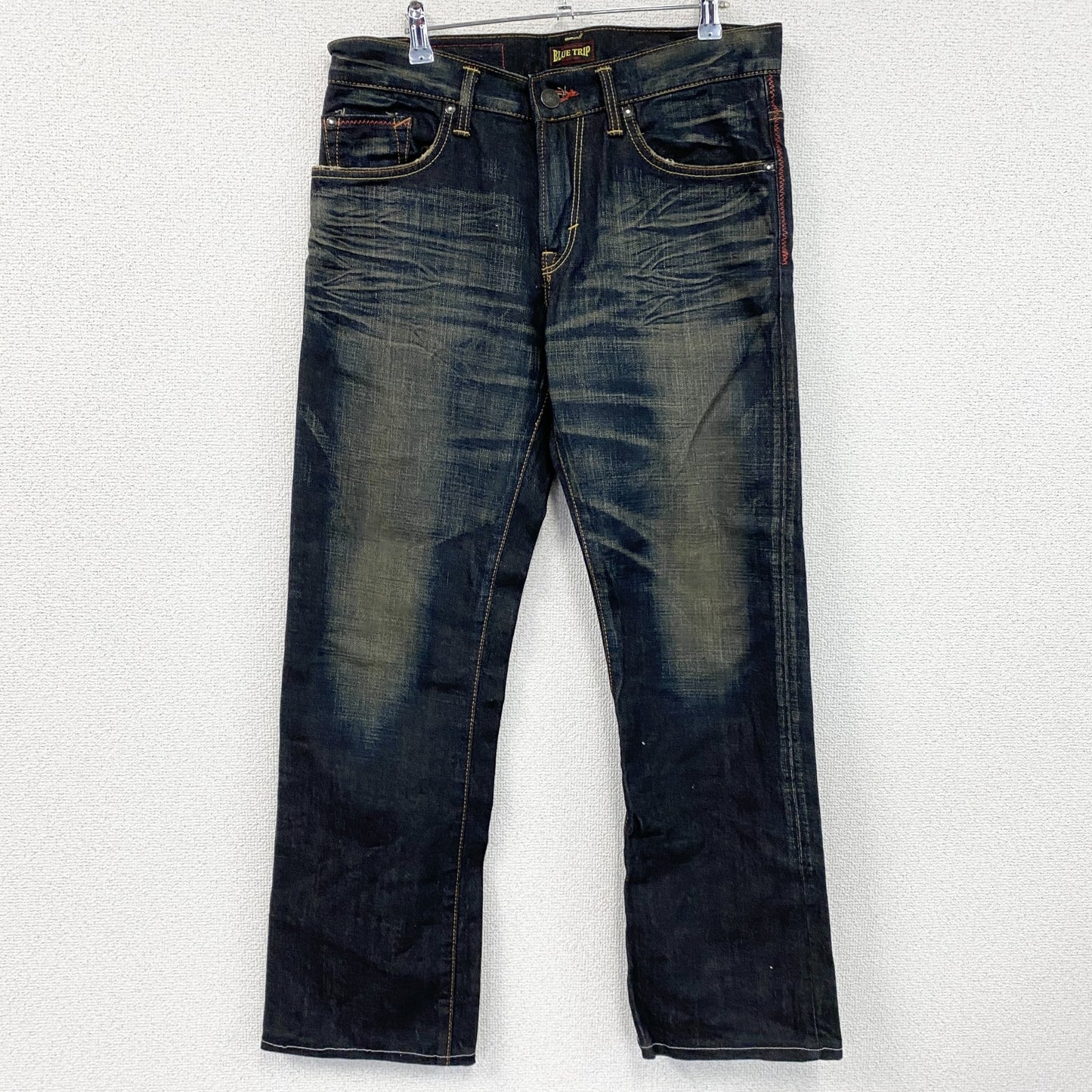 EDWIN BLUE TRIP　エドウィン　デニムパンツ/ジーンズ　鬼ヒゲ　縦落ち　インディゴ　W31サイズ
