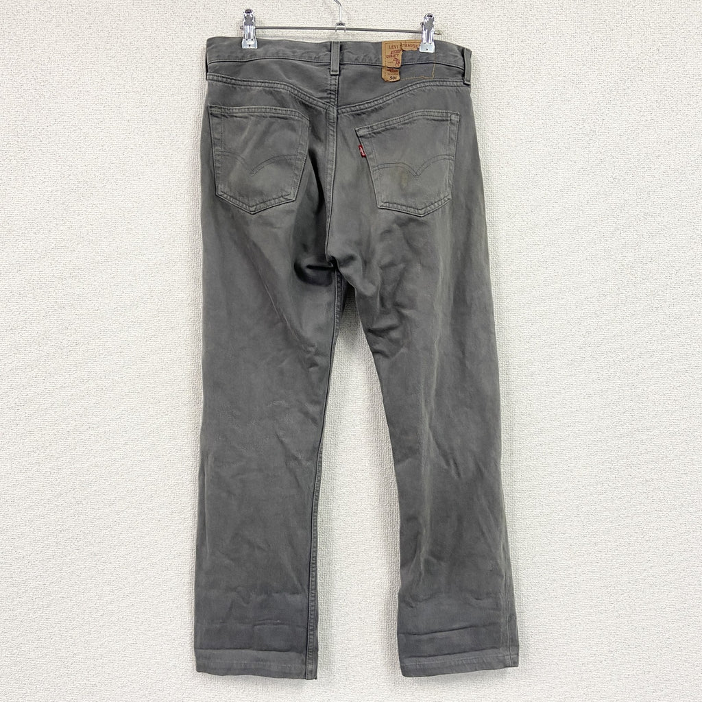 Levi's　リーバイス　501　デニムパンツ/ジーンズ　ボタンフライ　灰色　グレー