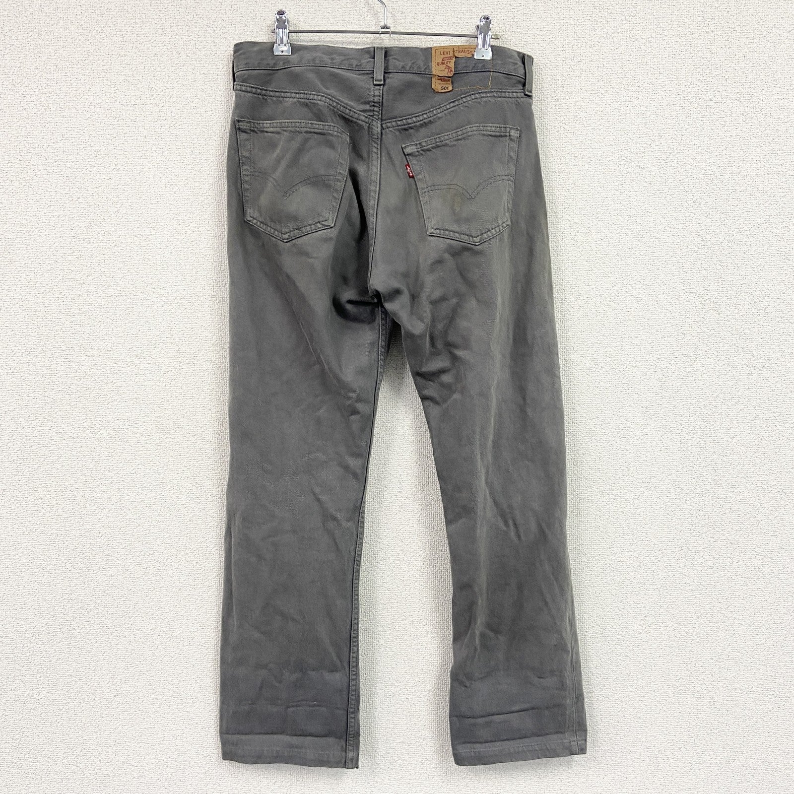 Levi's　リーバイス　501　デニムパンツ/ジーンズ　ボタンフライ　灰色　グレー