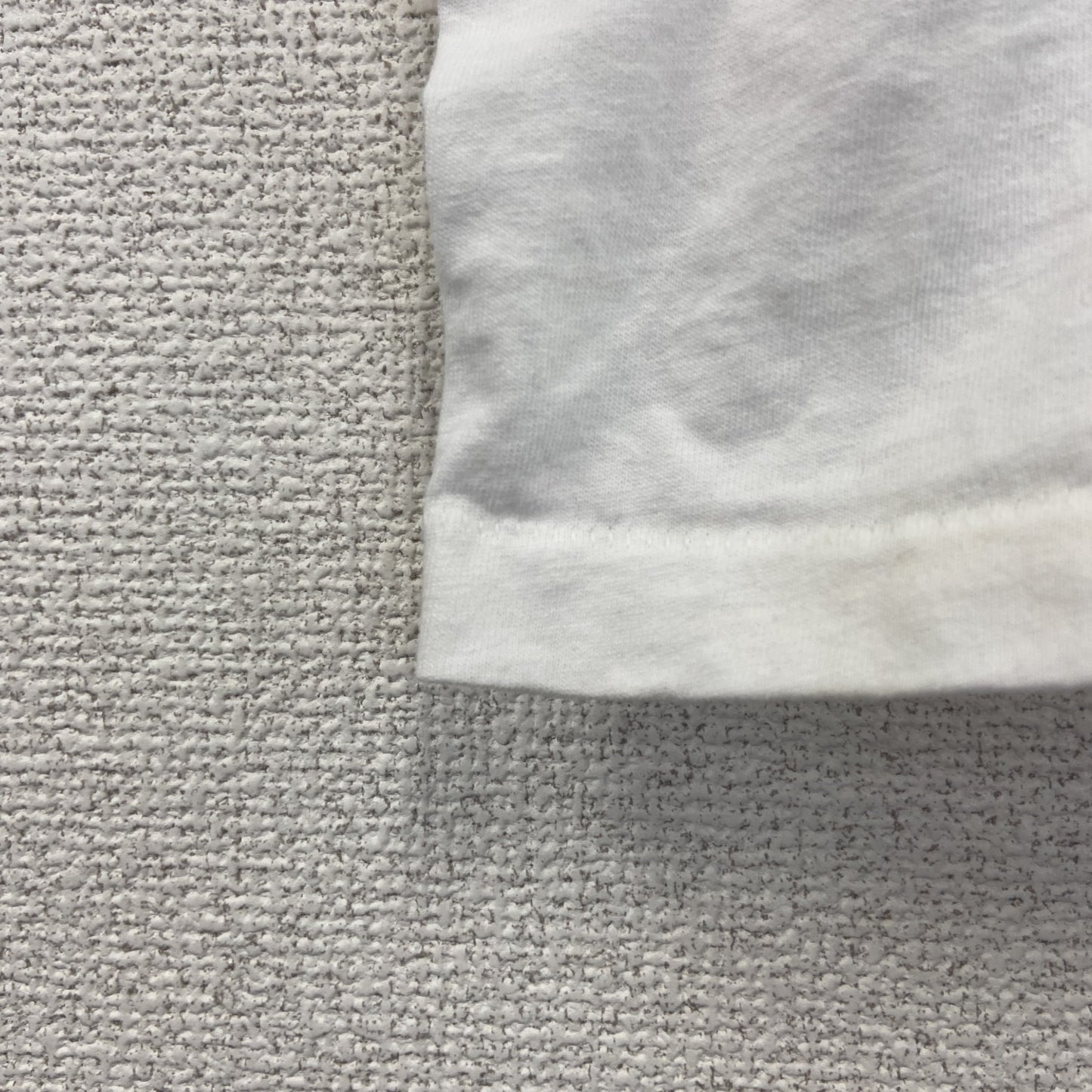 古着 used　SIGUNAL SPORT　半袖プリントTシャツ　BERMUDA　白　シングルステッチ　90s　XLサイズ