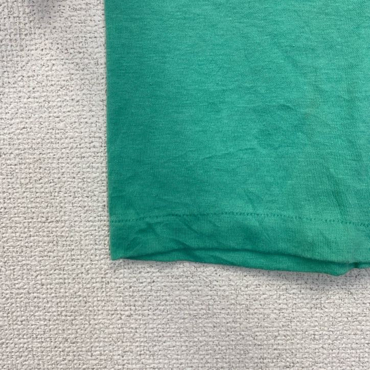 古着 used　オニータ　90s　半袖プリントTシャツ　USA製　シングルステッチ　草　リーフ　緑　グリーン　Lサイズ