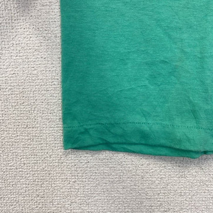 古着 used　オニータ　90s　半袖プリントTシャツ　USA製　シングルステッチ　草　リーフ　緑　グリーン　Lサイズ