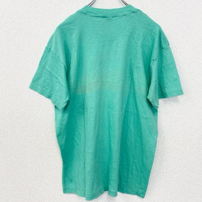 古着 used　オニータ　90s　半袖プリントTシャツ　USA製　シングルステッチ　草　リーフ　緑　グリーン　Lサイズ