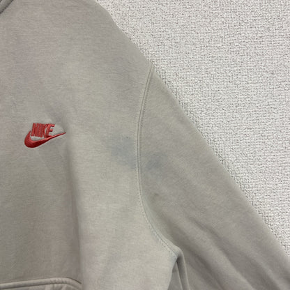 NIKE　ナイキ　ハーフジップスウェット/トレーナー　スウッシュ　灰色　グレー　Lサイズ