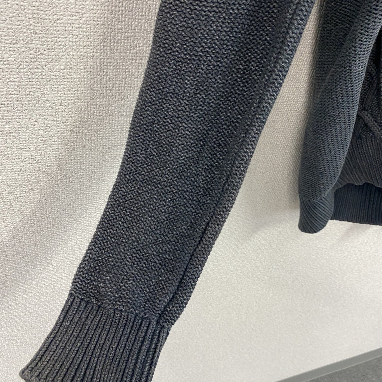 HILFIGER DENIM　ヒルフィガーデニム　コットンニットカーディガン　紺　ネイビー　Sサイズ