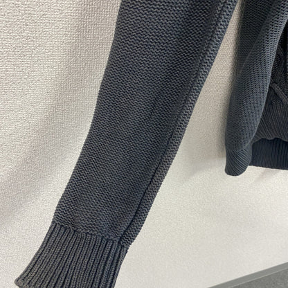 HILFIGER DENIM　ヒルフィガーデニム　コットンニットカーディガン　紺　ネイビー　Sサイズ