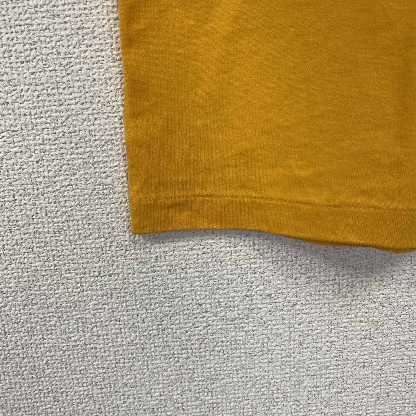 古着 used　ヘインズ　ヘビーウエイト　90s　半袖プリントTシャツ　USA製　新体操　シングルステッチ　イエロー　Lサイズ