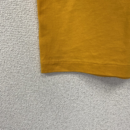古着 used　ヘインズ　ヘビーウエイト　90s　半袖プリントTシャツ　USA製　新体操　シングルステッチ　イエロー　Lサイズ