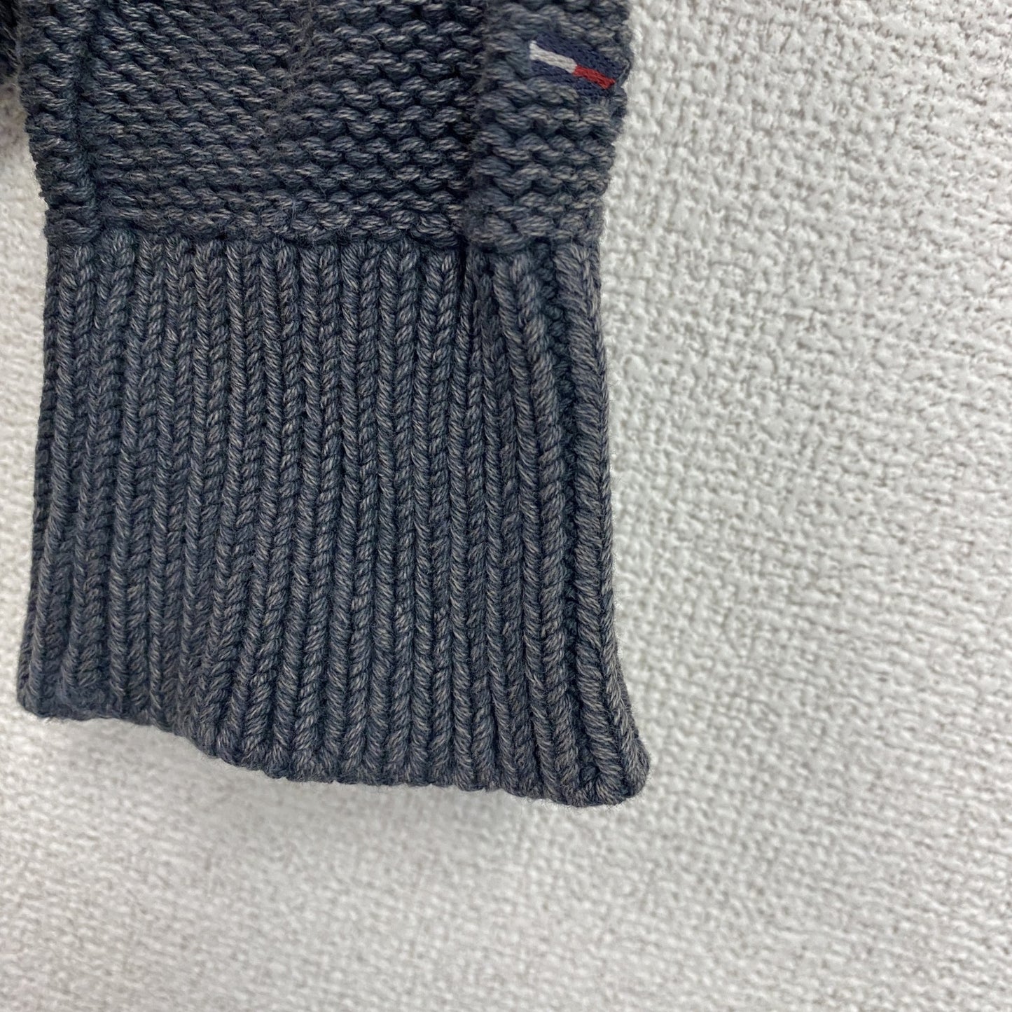 HILFIGER DENIM　ヒルフィガーデニム　コットンニットカーディガン　紺　ネイビー　Sサイズ