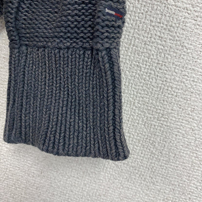 HILFIGER DENIM　ヒルフィガーデニム　コットンニットカーディガン　紺　ネイビー　Sサイズ