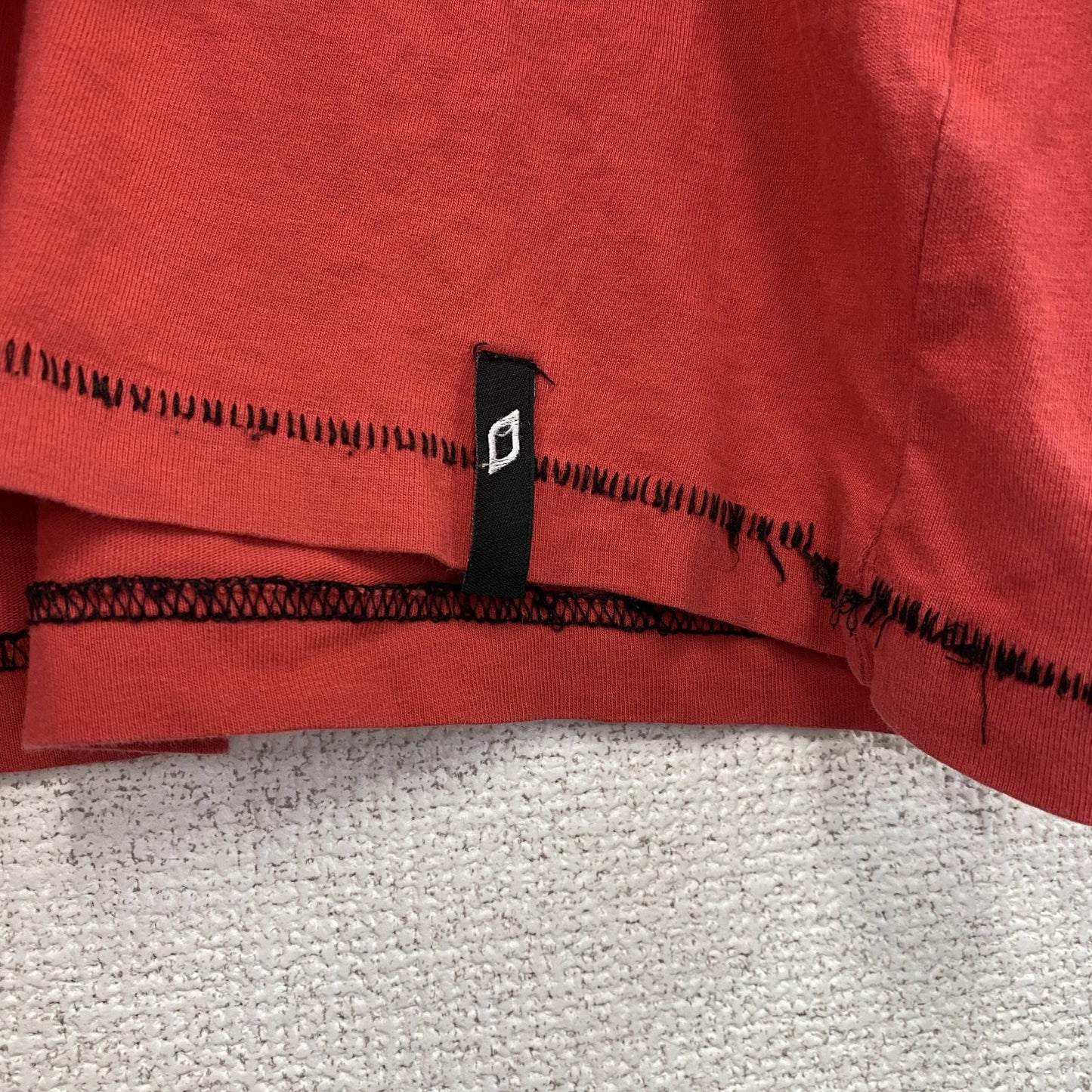 古着 used　90s　半袖プリントTシャツ　シングルステッチ　ロサンゼルス　レトロ　クルーネック　赤　レッド　XXLサイズ