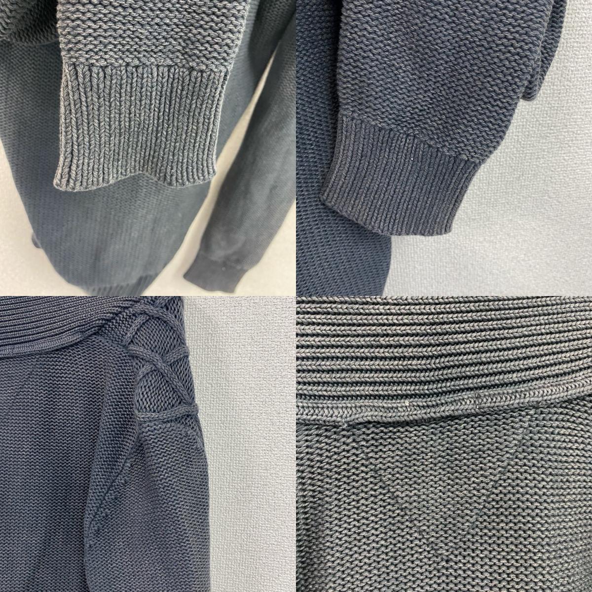 HILFIGER DENIM　ヒルフィガーデニム　コットンニットカーディガン　紺　ネイビー　Sサイズ