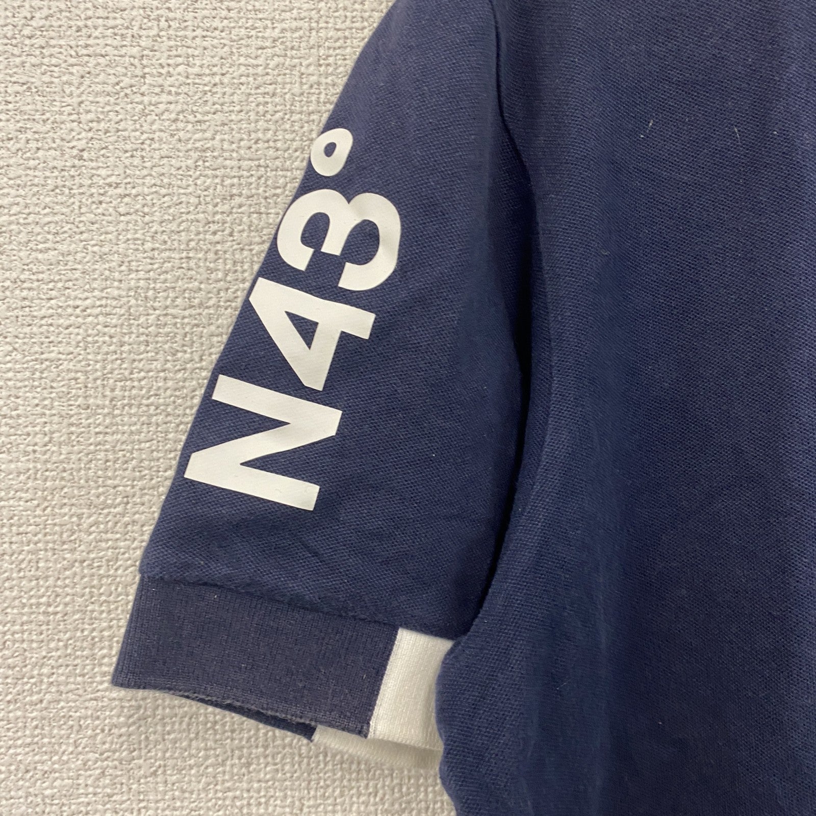 LACOSTE　ラコステ　半袖ポロシャツ　紺　ネイビー　Lサイズ