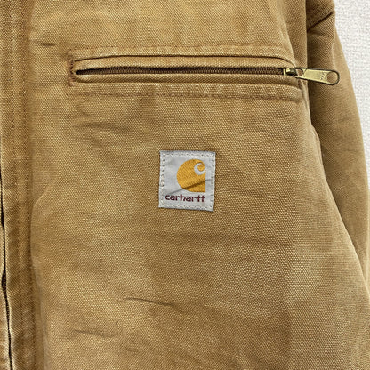 00s　Carhartt　カーハート　デトロイトジャケット　ダックジャケット　ブランケットライナー　茶色　ブラウン
