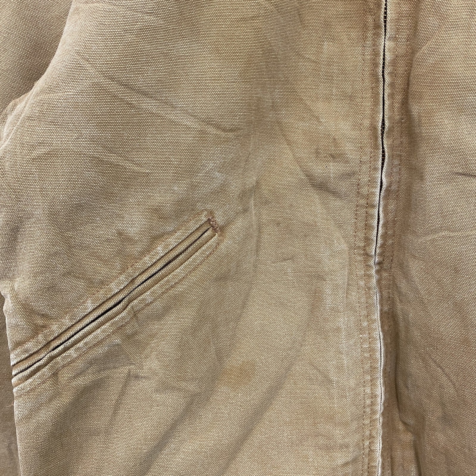 00s　Carhartt　カーハート　デトロイトジャケット　ダックジャケット　ブランケットライナー　茶色　ブラウン
