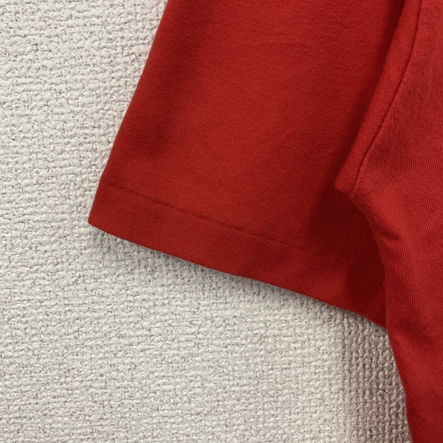 古着 used　90s　半袖アニマルプリントTシャツ　シングルステッチ　ヴィンテージ　パンダ　レトロ　クルーネック　赤　レッド　