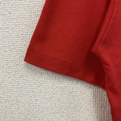 古着 used　90s　半袖アニマルプリントTシャツ　シングルステッチ　ヴィンテージ　パンダ　レトロ　クルーネック　赤　レッド　