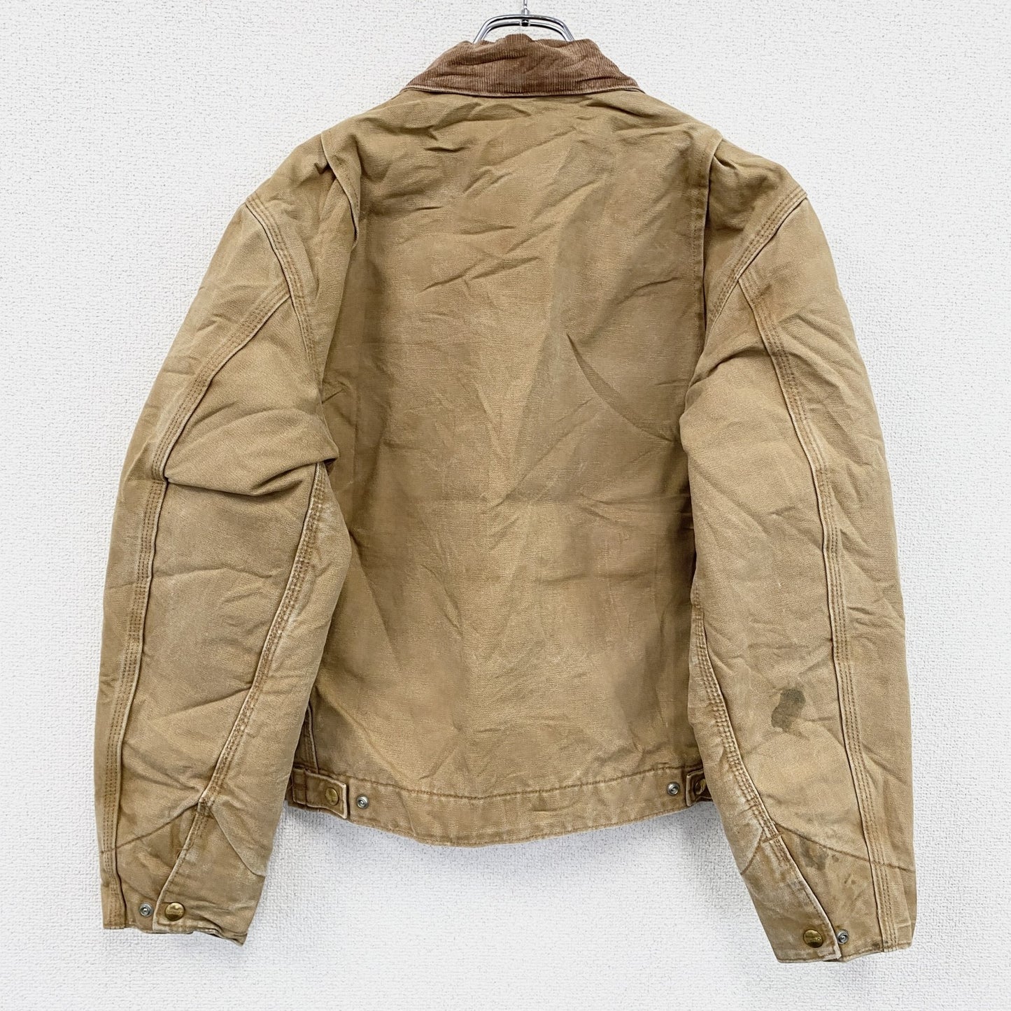 00s　Carhartt　カーハート　デトロイトジャケット　ダックジャケット　ブランケットライナー　茶色　ブラウン