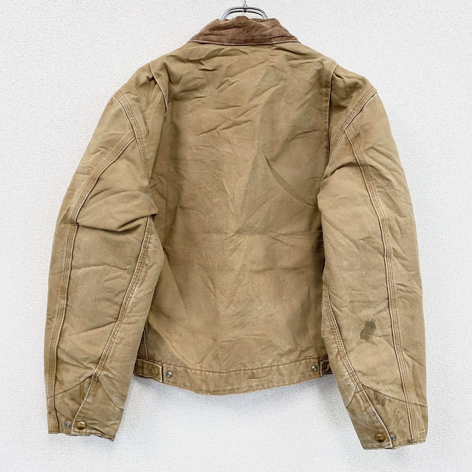 00s　Carhartt　カーハート　デトロイトジャケット　ダックジャケット　ブランケットライナー　茶色　ブラウン