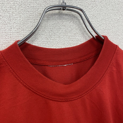 古着 used　90s　半袖アニマルプリントTシャツ　シングルステッチ　ヴィンテージ　パンダ　レトロ　クルーネック　赤　レッド　