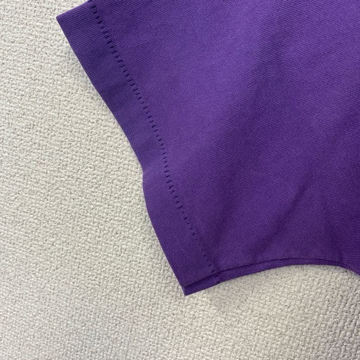 古着 used　フルーツオブザルーム　90s　半袖プリントTシャツ　コットン100%　シングルステッチ　猫　紫　Lサイズ