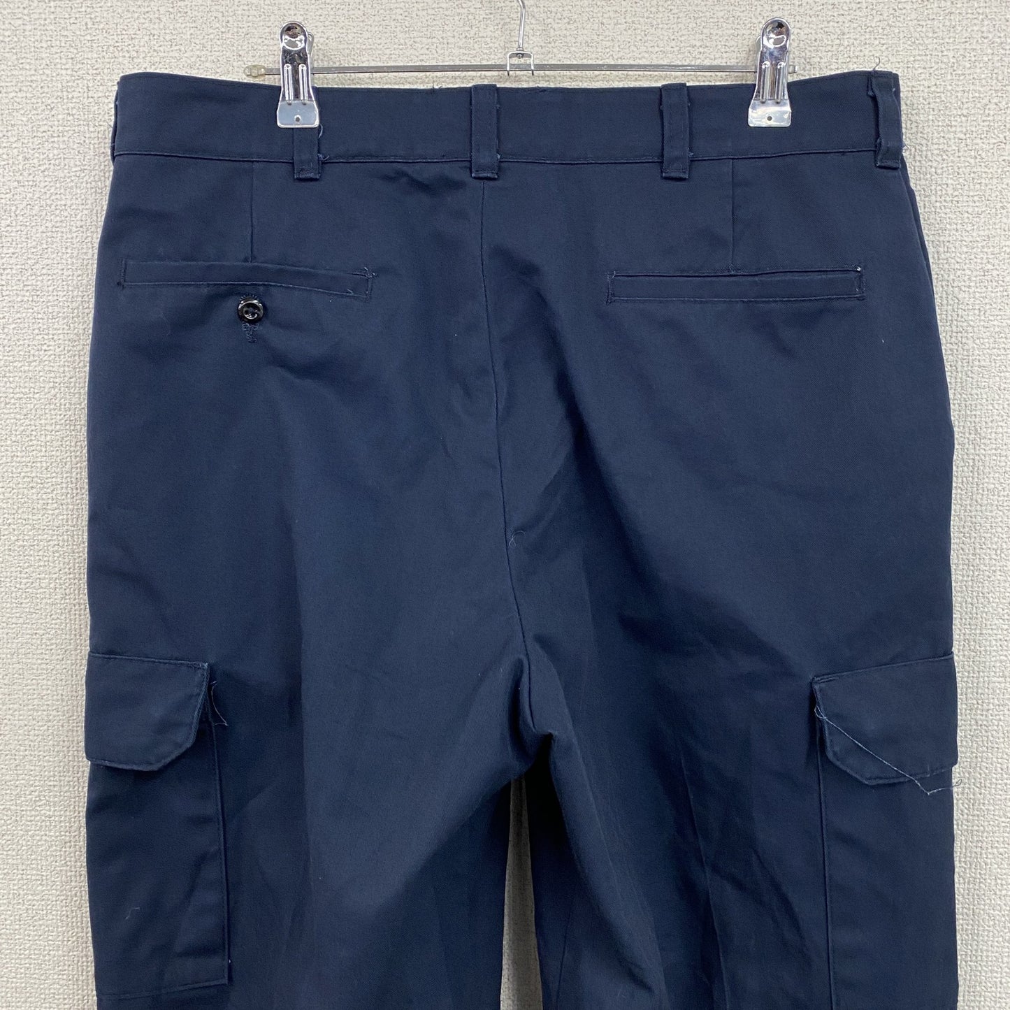 RED KAP　レッドキャップ　カーゴパンツ　ワークパンツ　ジップフライ　紺　ネイビー　34サイズ　