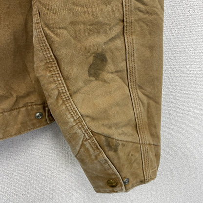 00s　Carhartt　カーハート　デトロイトジャケット　ダックジャケット　ブランケットライナー　茶色　ブラウン