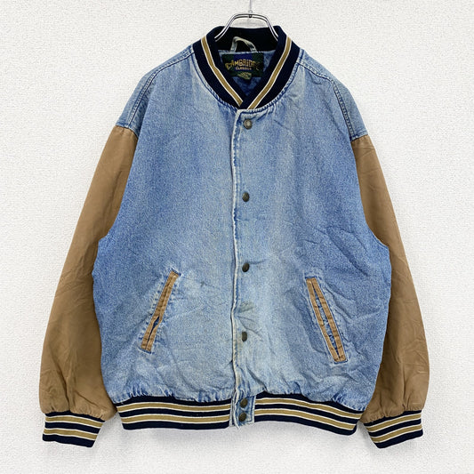 ～90s　CAMBRIDOE CLASSICS　デニムスタジャン　ヴィンテージ　インディゴ　Mサイズ