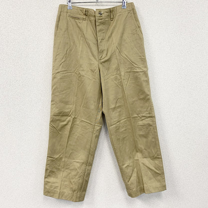 90s　Duck Head　ダックヘッド　チノパンツ　ボタンフライ　比翼仕立て　ヴィンテージ　ベージュ　W33サイズ