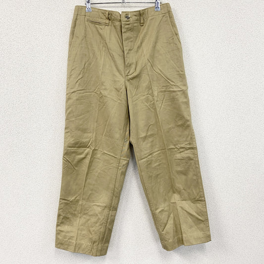 90s　Duck Head　ダックヘッド　チノパンツ　ボタンフライ　比翼仕立て　ヴィンテージ　ベージュ　W33サイズ