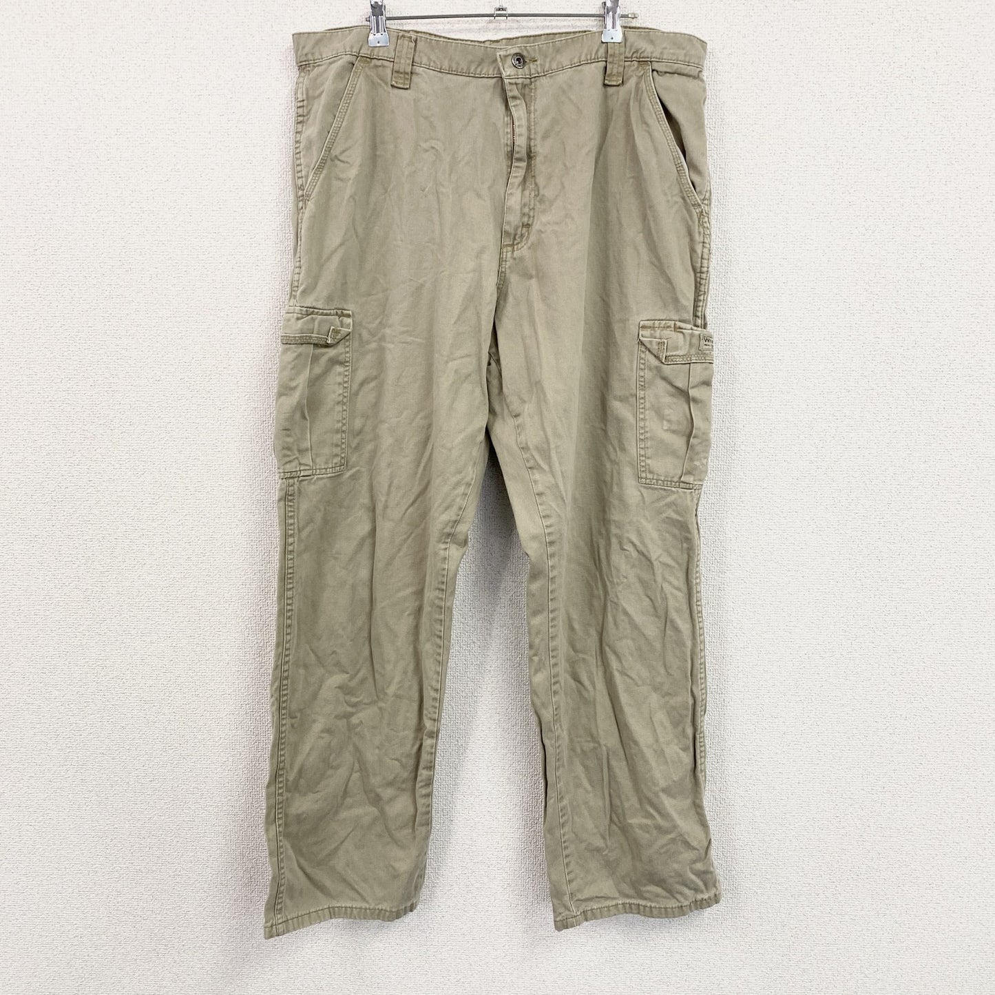 Wrangler　ラングラー　カーゴパンツ　ワークパンツ　ジップフライ　ベージュ　38サイズ