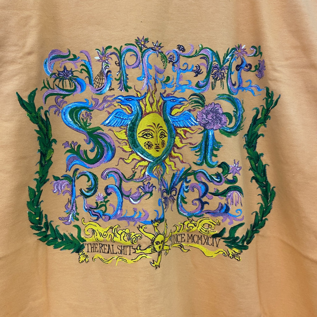 Supreme　シュプリーム　半袖プリントTシャツ　パステルオレンジ　Sサイズ
