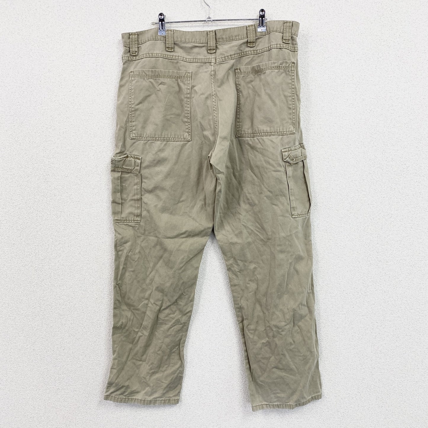 Wrangler　ラングラー　カーゴパンツ　ワークパンツ　ジップフライ　ベージュ　38サイズ