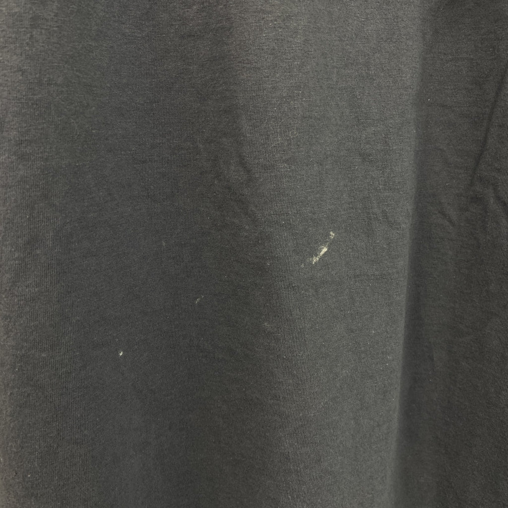 古着 used　半袖プリントTシャツ　バイキング　北欧神話　レトロデザイン　クルーネック　紺　ネイビー　XLサイズ