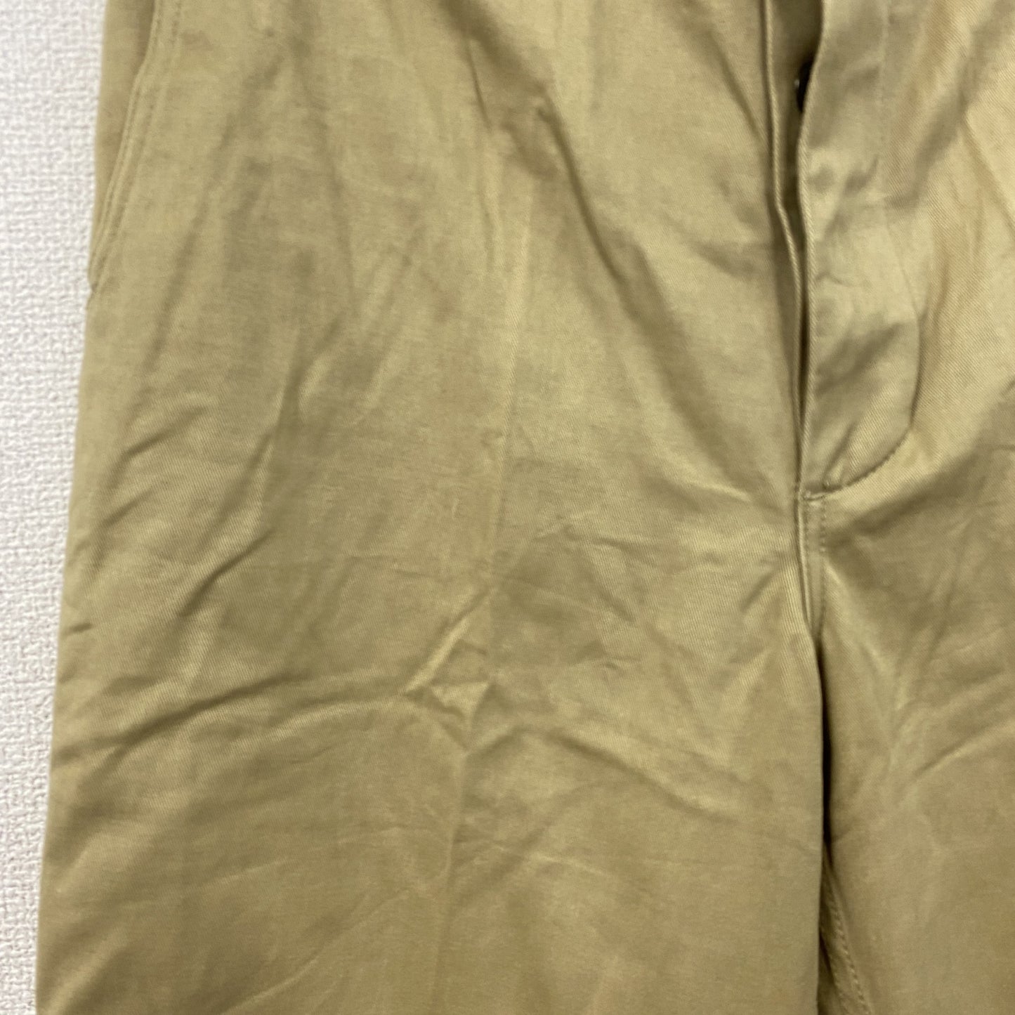 90s　Duck Head　ダックヘッド　チノパンツ　ボタンフライ　比翼仕立て　ヴィンテージ　ベージュ　W33サイズ
