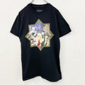 古着 used　俺だけが入れる隠しダジョン　半袖オリジナルアニメプリントTシャツ　黒　瀬戸メグル　クルーネック　Sサイズ